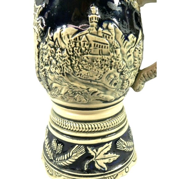 Beer Stein Thewalt Western Germany 1193 Bottom Stamped w/ Hallmark Unlidded. - Picture 5 of 11
